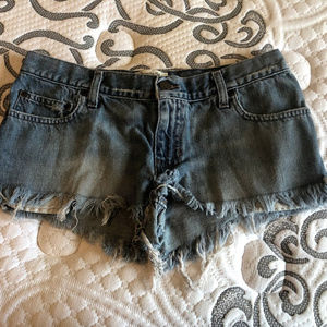 Denim Distressed Shorts